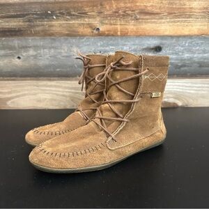 Vans Tan Suede Ankle Boots